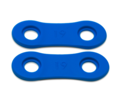 Clinicians O2Vent Optima Connector Bands Firm (Dark Blue) - Pack of 25
